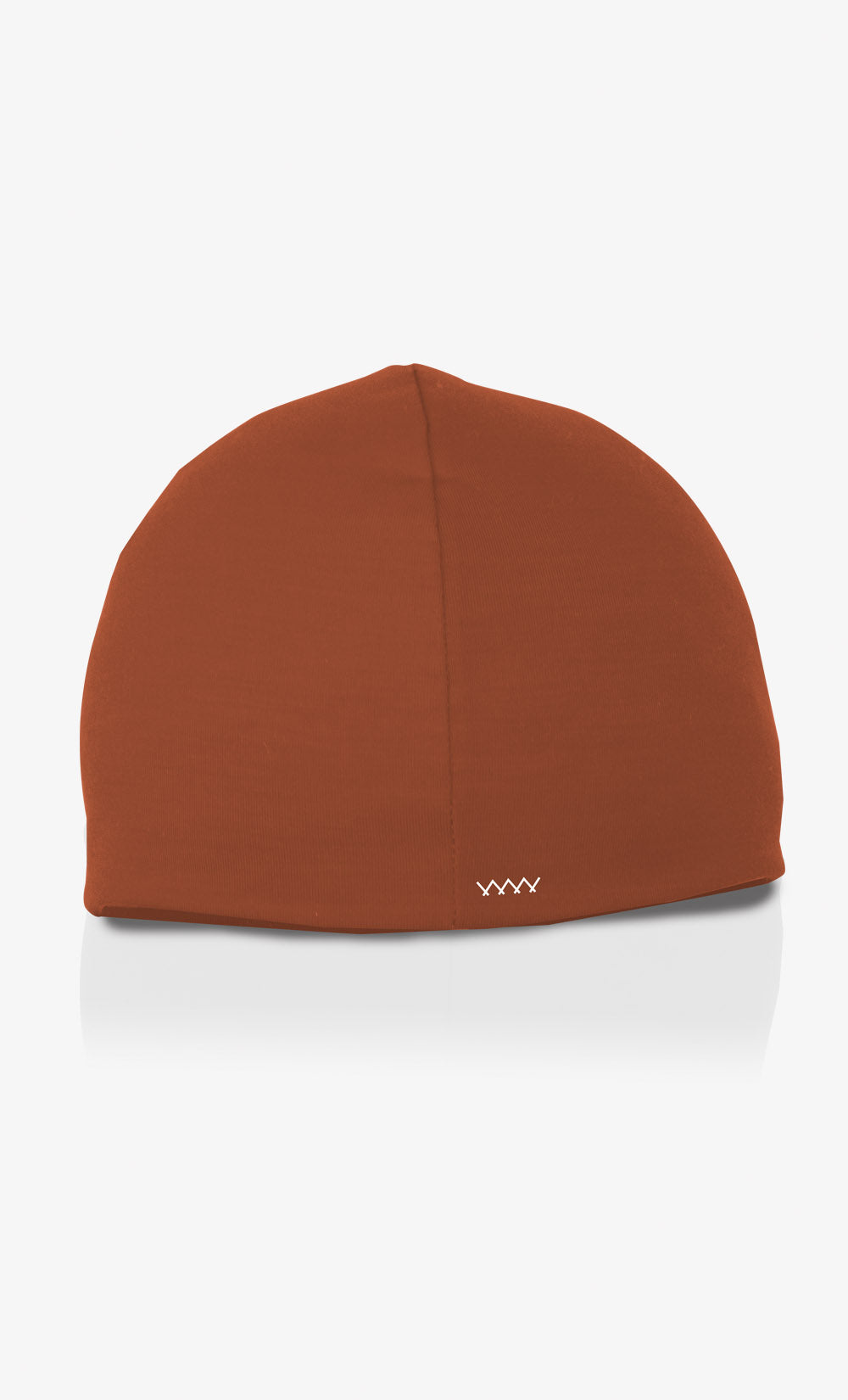 Beanie Mérinos Double Orange-Brulé