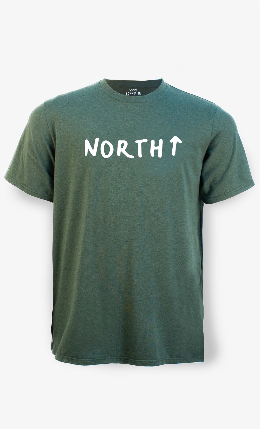 Men's T-Shirt Heather Green - North