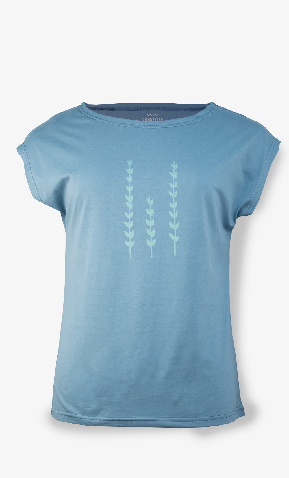 Women's Turquoise T-Shirt - Grass
