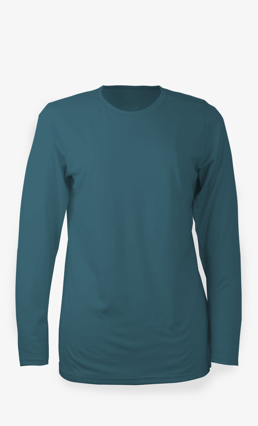 Manches Longues Turquoise 100% mérinos Bonnetier, fait au Canada