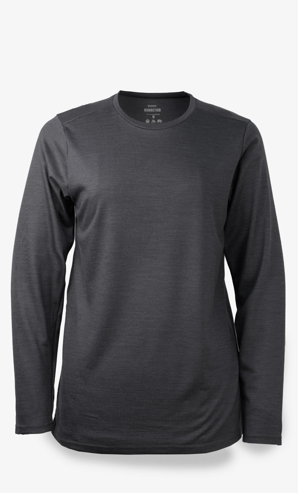 Manches longues Mérinos Femme Techpro Noir Chiné - Uni