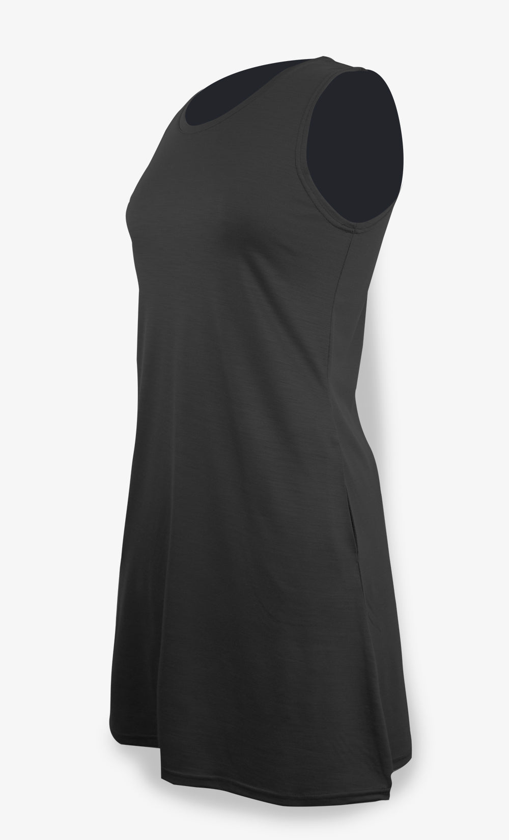 Black Merino Dress - Sahara