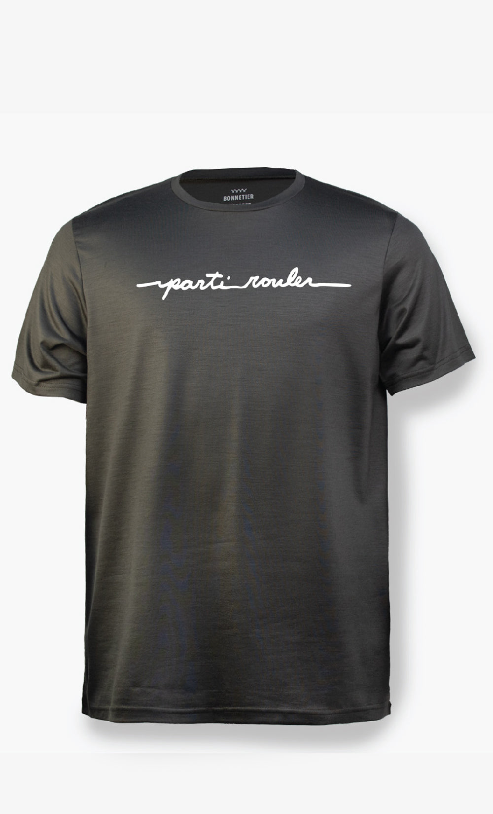 Men's Merino T-Shirt Truffle - Parti Rouler