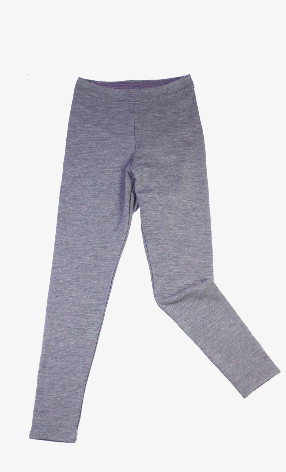 Women's Merino Wool Heather Grey Leggings - Subarctic
